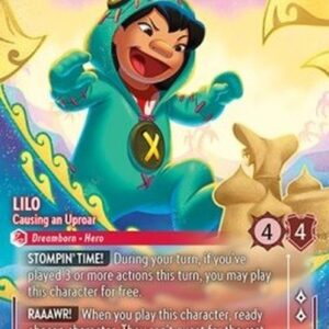 Lorcana 8JAF Lilo - Causing an Uproar (V.2)