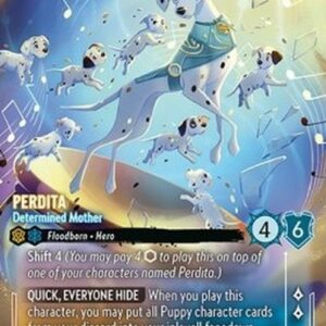 Lorcana 8JAF Perdita - Determined Mother (V.2)