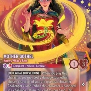 Lorcana 8JAF Mother Gothel - Knows What's Best (V.2)