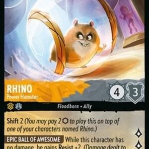 Lorcana 8JAF Rhino - Power Hamster