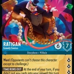 Lorcana 8JAF Ratigan - Greedy Genius