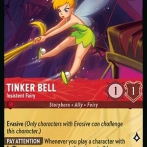 Lorcana 8JAF Tinker Bell - Insistent Fairy