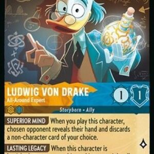 Lorcana 8JAF Ludwig Von Drake - All-Around Expert