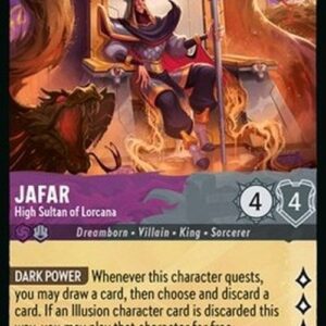Lorcana 8JAF Jafar - High Sultan of Lorcana