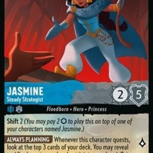 Lorcana 8JAF Jasmine - Steady Strategist (V.1)