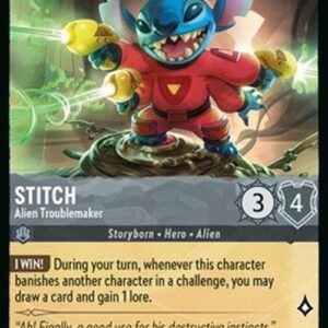 Lorcana 8JAF Stitch - Alien Troublemaker