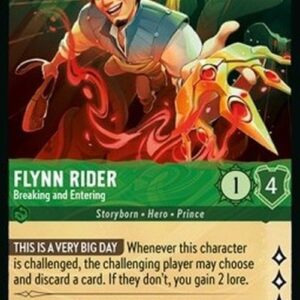 Lorcana 8JAF Flynn Rider - Breaking and Entering