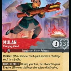 Lorcana Mulan - Charging Ahead