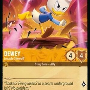 Lorcana 8JAF Dewey - Lovable Showoff (V.1)