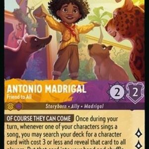 Lorcana 8JAF Antonio Madrigal - Friend to All
