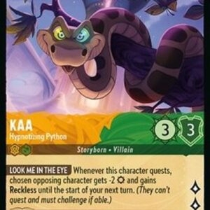 Lorcana 8JAF Kaa - Hypnotizing Python