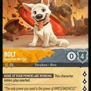 Lorcana 8JAF Bolt - Down but Not Out