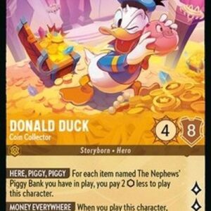 Lorcana 8JAF Donald Duck - Coin Collector
