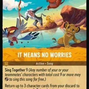 Lorcana 8JAF It Means No Worries (V.1)