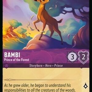 Lorcana 8JAF Bambi - Prince of the Forest
