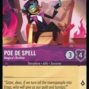 Lorcana 8JAF Poe De Spell - Magica's Brother