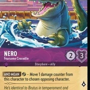 Lorcana 8JAF Nero - Fearsome Crocodile (V.2)