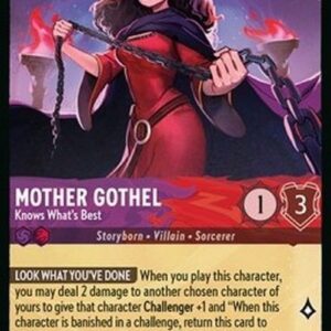 Lorcana 8JAF Mother Gothel - Knows What's Best (V.1)