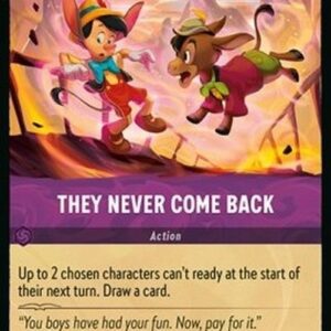 Lorcana 8JAF They Never Come Back