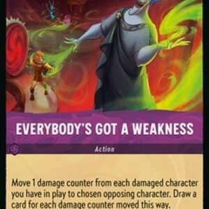 Lorcana 8JAF Everybody's Got a Weakness