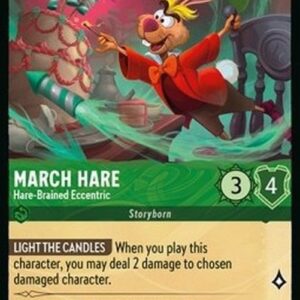 Lorcana 8JAF March Hare - Hare-Brained Eccentric