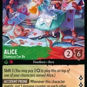 Lorcana 8JAF Alice - Clumsy as Can Be