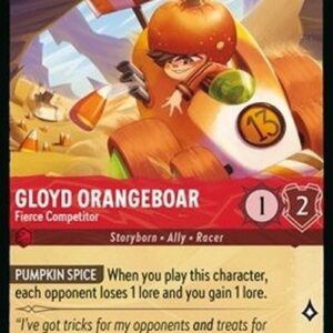 Lorcana 8JAF Gloyd Orangeboar - Fierce Competitor