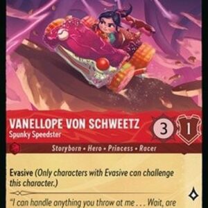 Lorcana 8JAF Vanellope Von Schweetz - Spunky Speedster