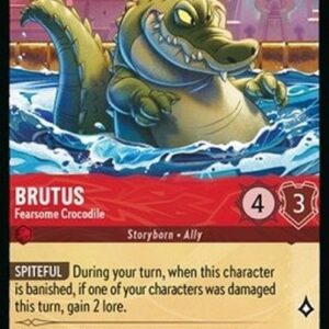 Lorcana 8JAF Brutus - Fearsome Crocodile (V.1)