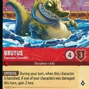 Lorcana 8JAF Brutus - Fearsome Crocodile (V.2)