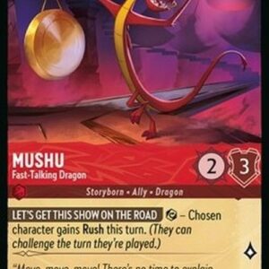 Lorcana 8JAF Mushu - Fast-Talking Dragon