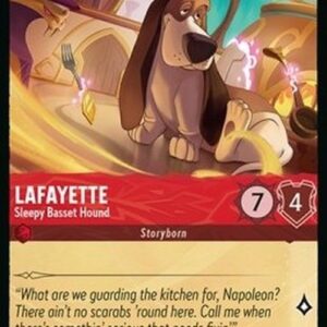 Lorcana 8JAF Lafayette - Sleepy Basset Hound