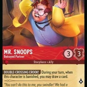 Lorcana 8JAF Mr. Snoops - Betrayed Partner