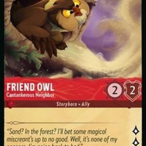 Lorcana 8JAF Friend Owl - Cantankerous Neighbor