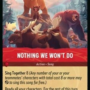 Lorcana 8JAF Nothing We Won't Do