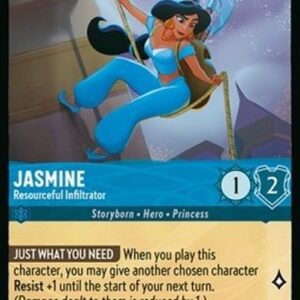 Lorcana 8JAF Jasmine - Resourceful Infiltrator