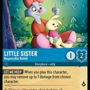 Lorcana 8JAF Little Sister - Responsible Rabbit