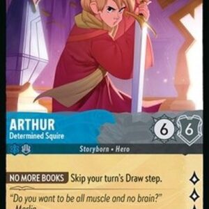 Lorcana 8JAF Arthur - Determined Squire