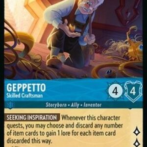Lorcana 8JAF Geppetto - Skilled Craftsman