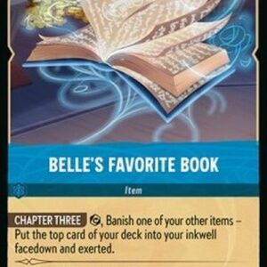 Lorcana 8JAF Belle's Favorite Book
