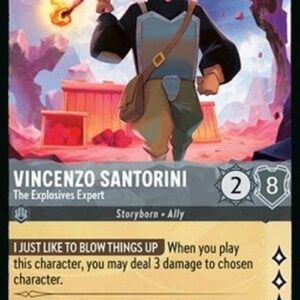 Lorcana 8JAF Vincenzo Santorini - The Explosives Expert