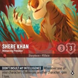 Lorcana 2ROF Shere Khan - Menacing Predator (V.2)