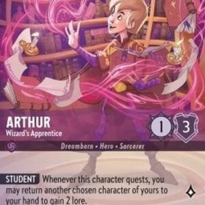 Lorcana 2ROF Arthur - Wizard's Apprentice (V.2)
