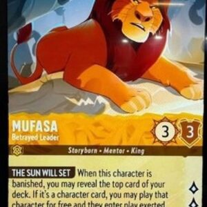 Lorcana 2ROF Mufasa - Betrayed Leader