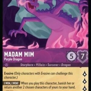 Lorcana 2ROF Madam Mim - Purple Dragon (V.1)