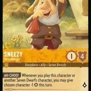 Lorcana 2ROF Sneezy - Very Allergic