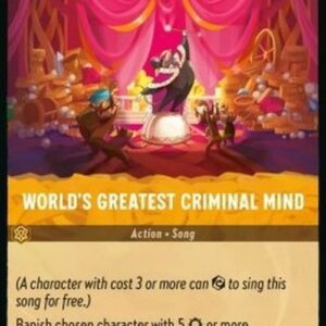 Lorcana 2ROF World's Greatest Criminal Mind