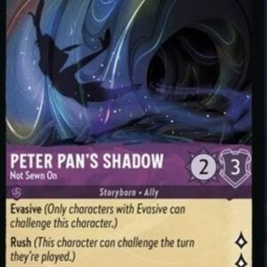 Lorcana 2ROF Peter Pan's Shadow - Not Sewn On