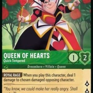 Lorcana 2ROF Queen Of Hearts - Quick-Tempered