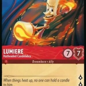 Lorcana 2ROF Lumiere - Hotheaded Candelabra